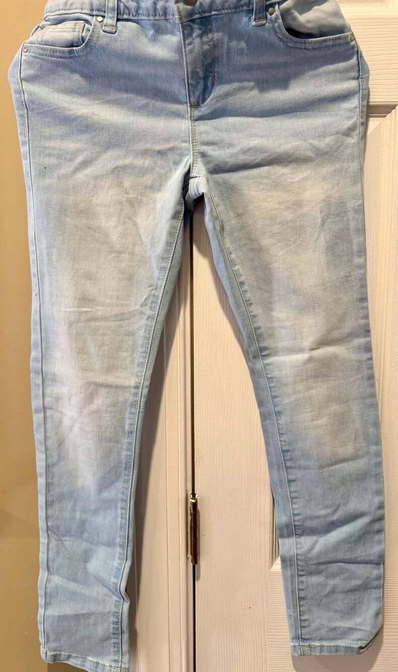 Wonder Nation Girls Skinny Jeans Size 12 – Light Wash